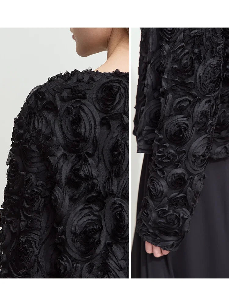 Floral Short Jacket – Romantic Elegant Outwear