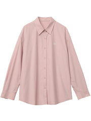 Oversized Blue Cotton Shirt – Timeless Korean Classic