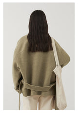 Double-Sided Wool Coat – Short Luxe Outerwear