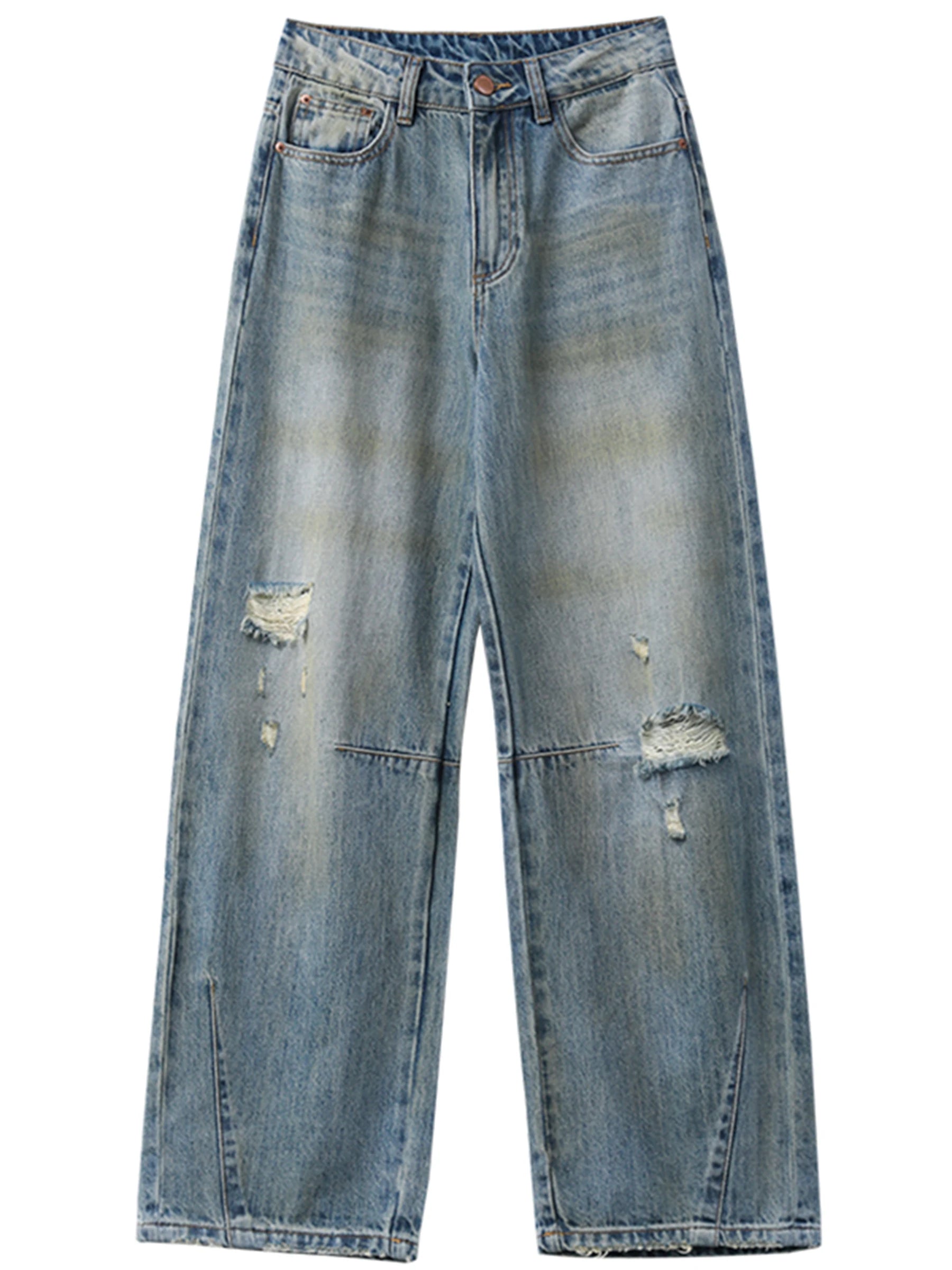 Wide-Leg Retro Denim Pants – Timeless Streetwear